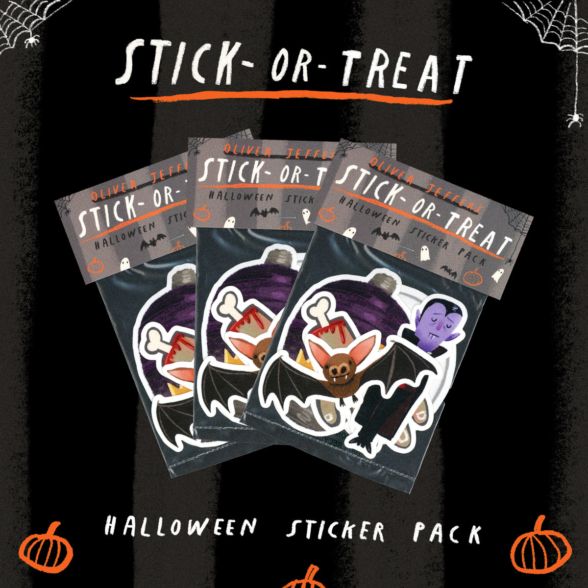 Stick-or-Treat Halloween Stickers - Pack One