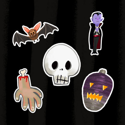 Stick-or-Treat Halloween Stickers - Pack One