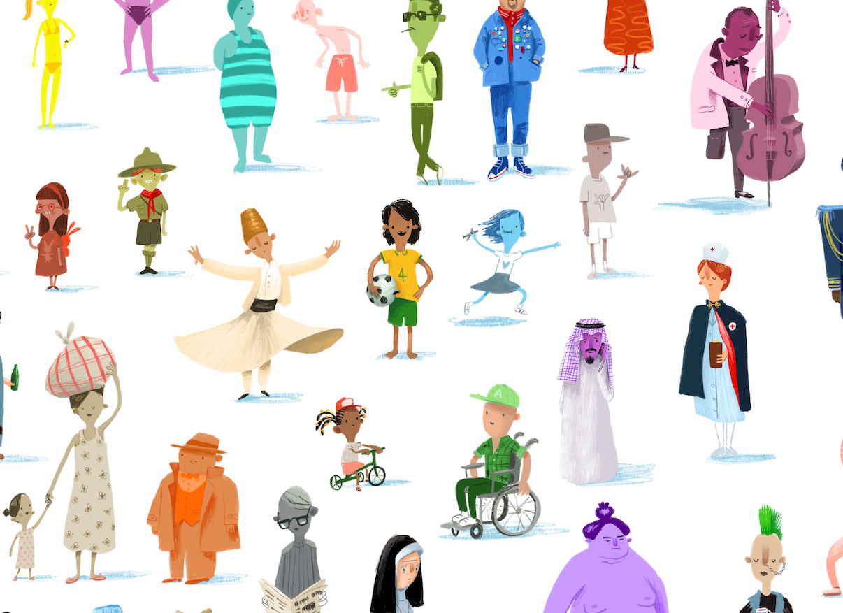 'The People' Art Poster