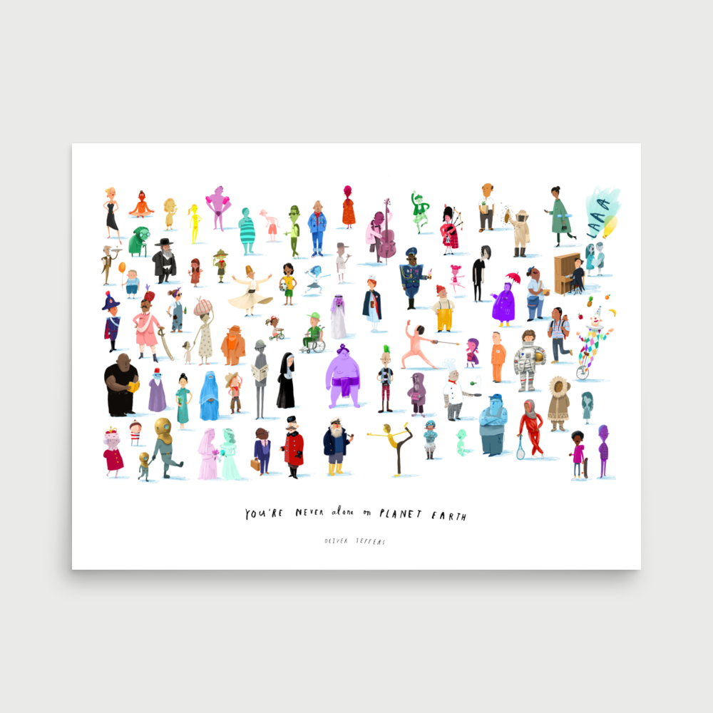 'The People' Art Poster